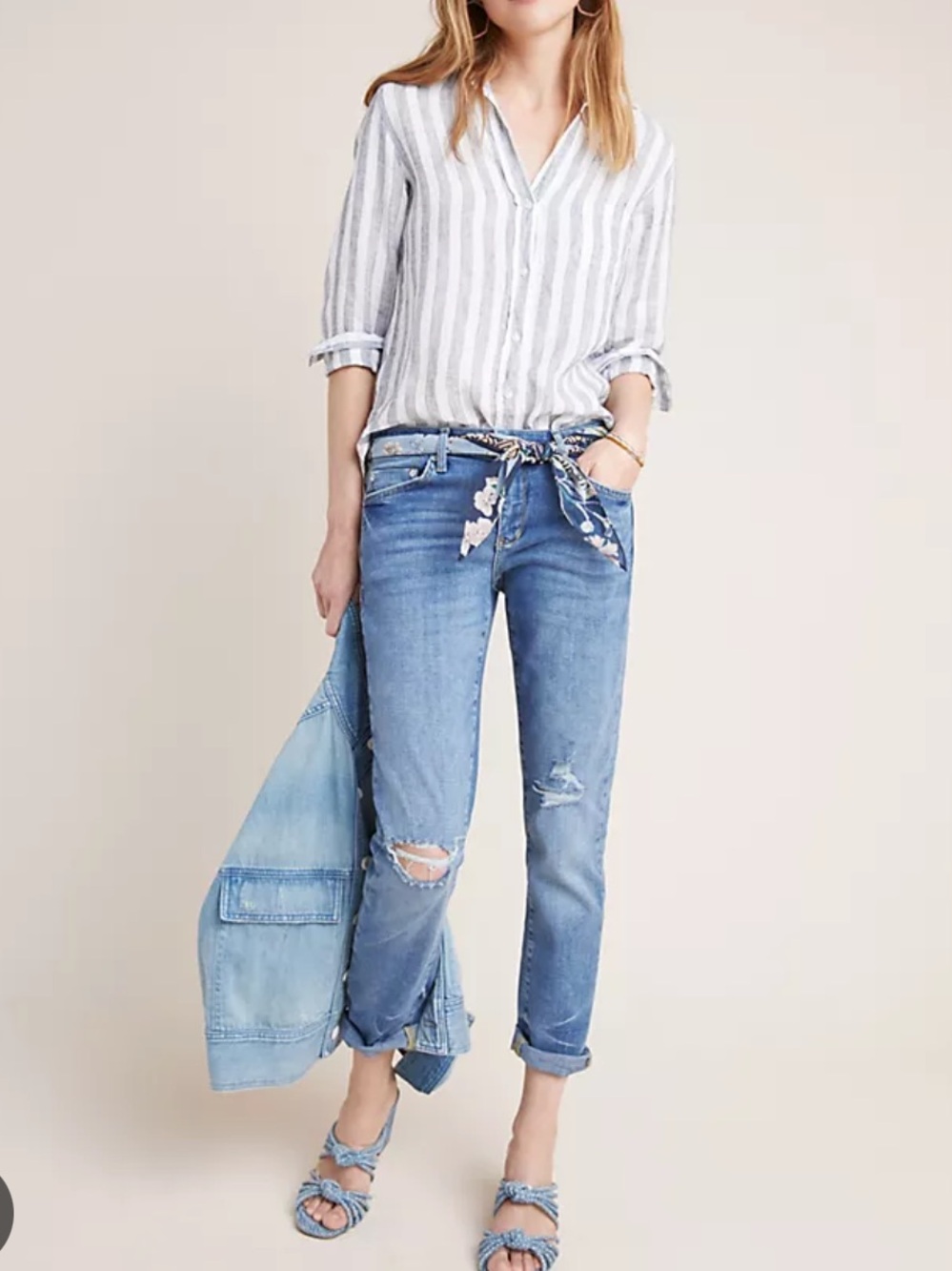 Pilcro Slim Boyfriend Jeans